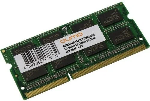 

Оперативная память QUMO QUM3S-8G1333C9 (QUM3S-8G1333C9), DDR3 1x8Gb, 1333MHz, QUM3S-8G1333C9