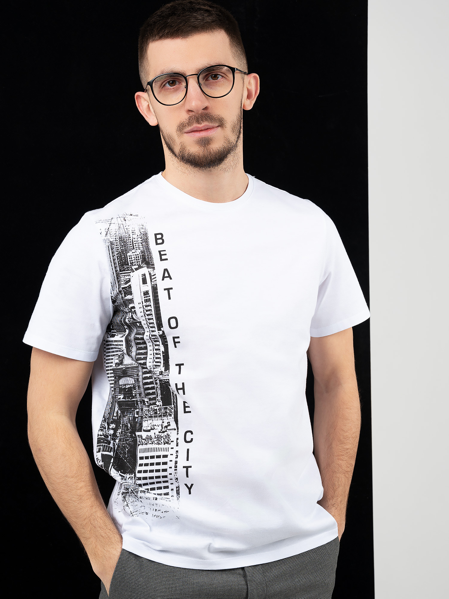 Футболка мужская Urban Style 1159-013 белая 58 RU