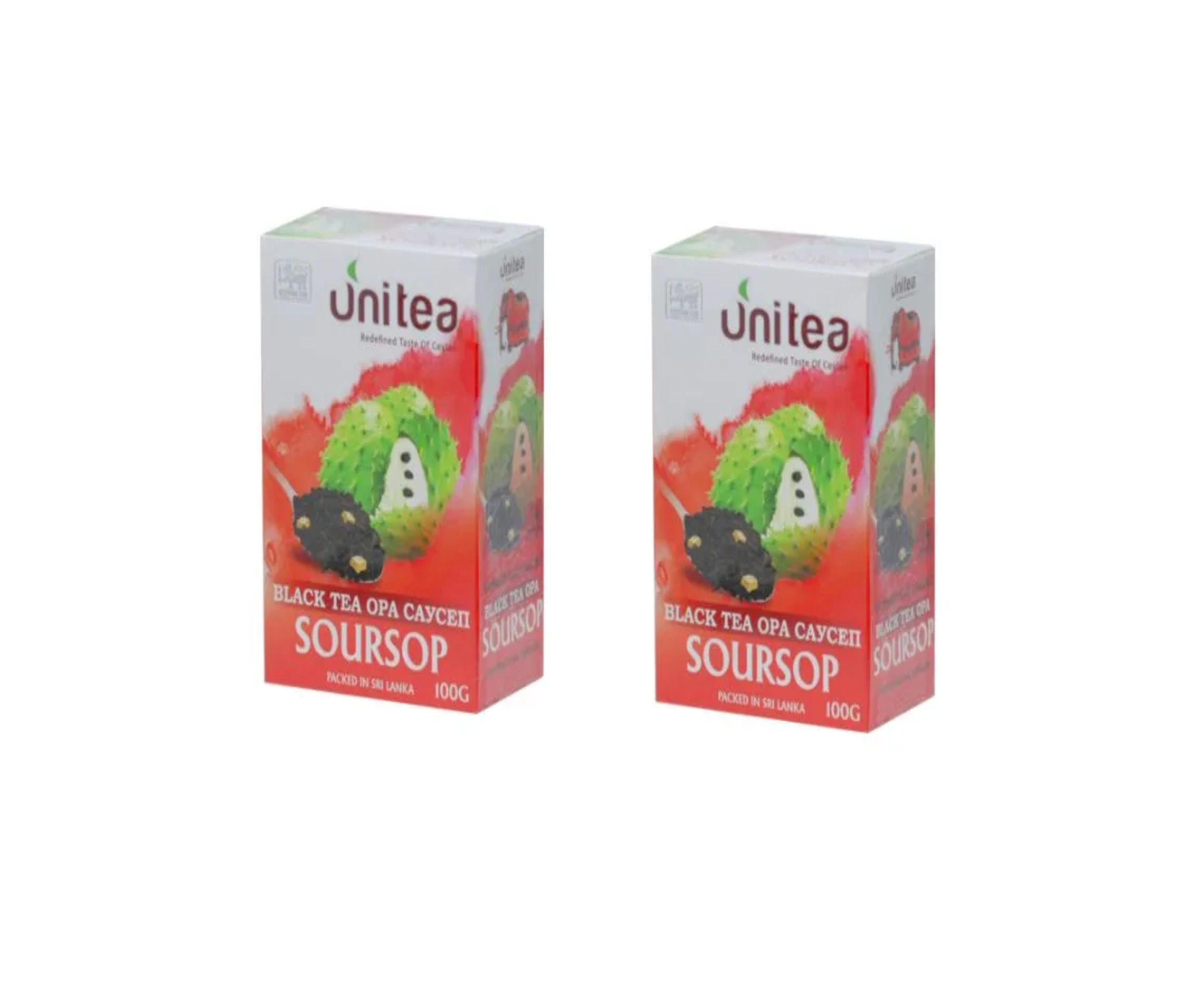 Чай UNITEA чёрный Soursop, 100 г х 2 шт