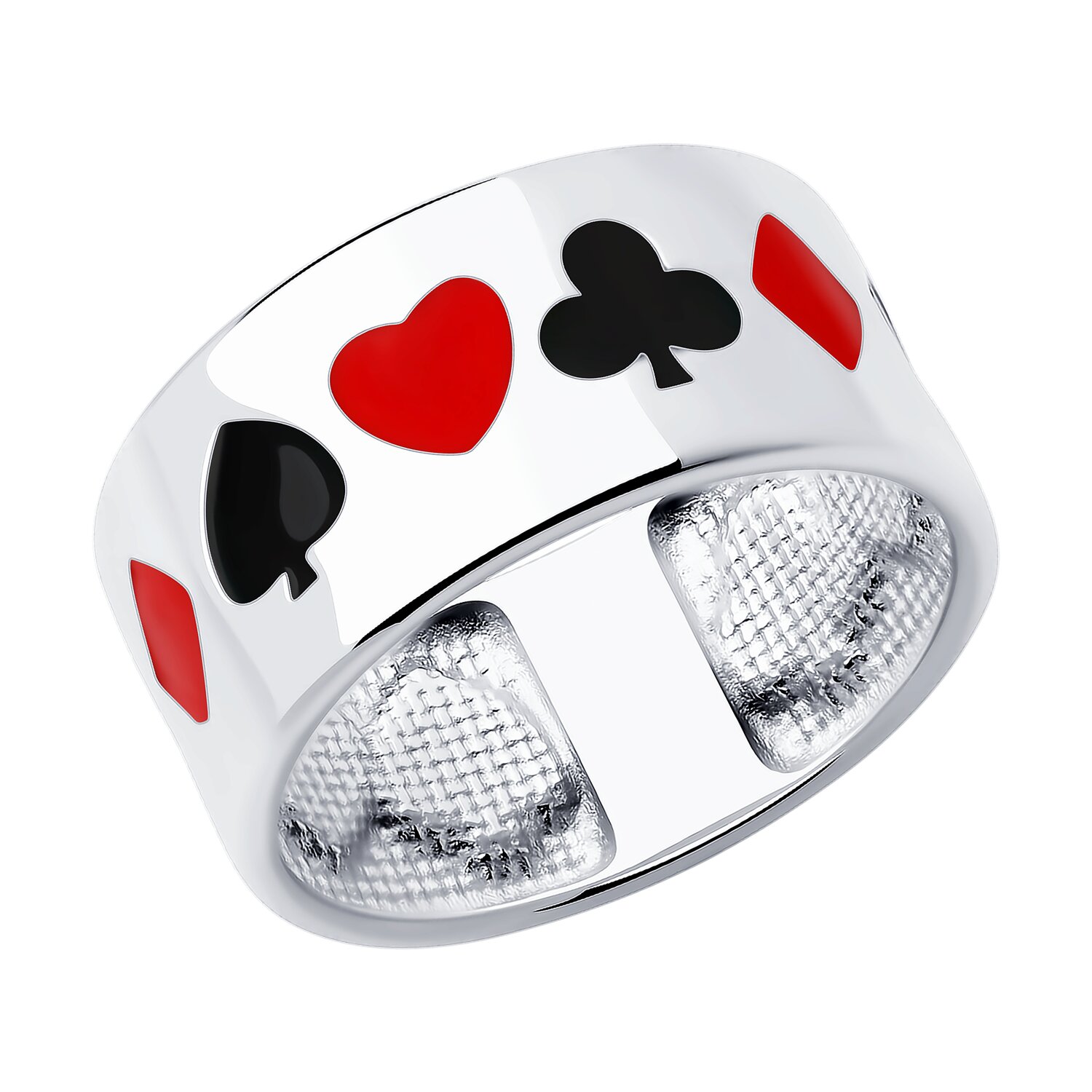 

Кольцо из серебра р. 19,5 SOKOLOV 94014095, эмаль, 94014095