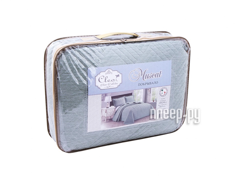 

Покрывало Cleo Muscat 230x250cm + 2 наволочки 50x70cm 230/029-MT