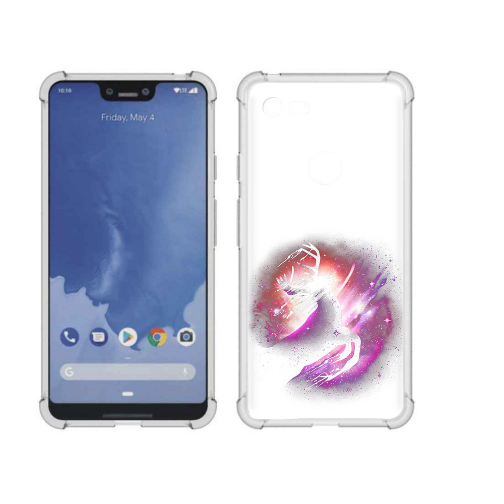 

Чехол MyPads Tocco для Google Pixel 3 XL звездный олень, Прозрачный, Tocco