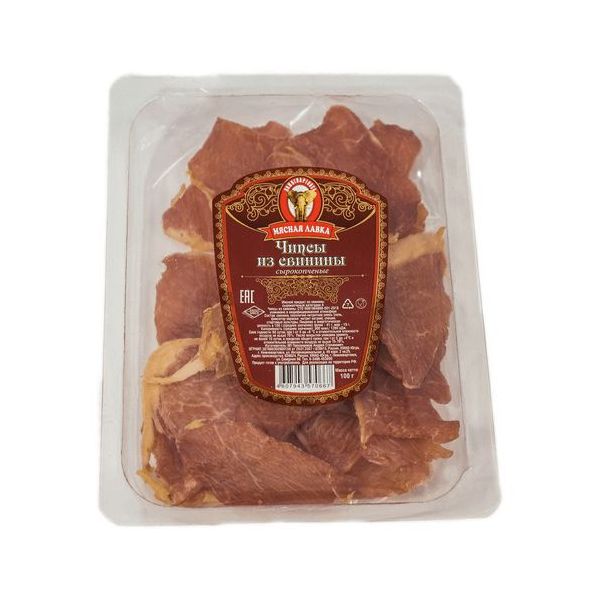 

Мясные чипсы Мясная лавка свиные сыровяленые 100 г