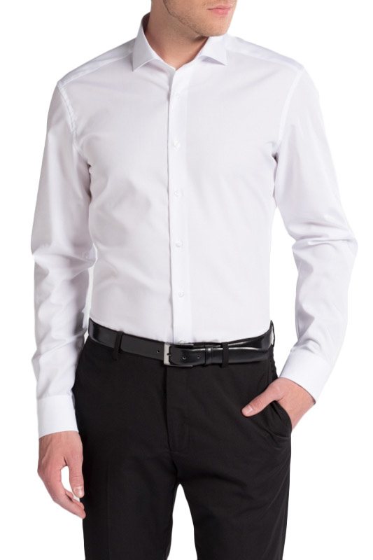 

Рубашка мужская ETERNA 1100_00_F182 белая 38, Белый, 1100_00_F182