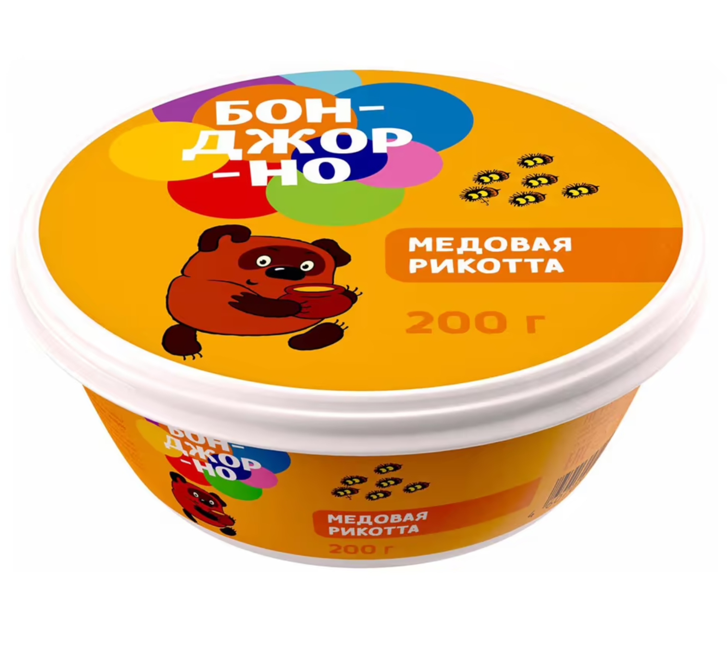 

Сыр мягкий Рикотта Бонджорно с медом 30% 200 г