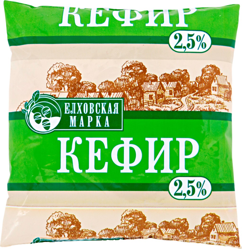 

Кефир Елховская Марка 2,5% 450 мл