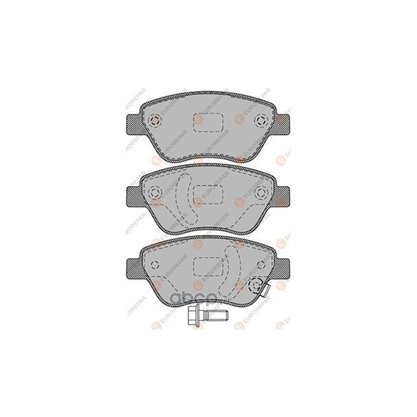 

Колодки дисковые п.\ opel corsa 1.0-1.4/1.3cdti 06 () 1шт EUROREPAR 1617262580