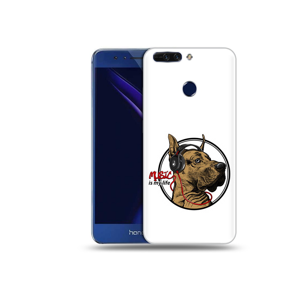 

Чехол MyPads Tocco для Honor 8 Pro музыкальная собака (PT66177.42.490), Tocco