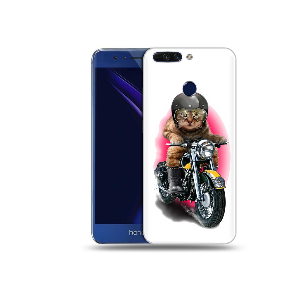 

Чехол MyPads Tocco для Honor 8 Pro мото-кот (PT66177.42.485), Tocco