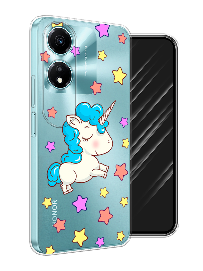 

Чехол Awog на Honor X5 Plus "Звездный единорог", Голубой;фиолетовый;желтый, 6121950-1