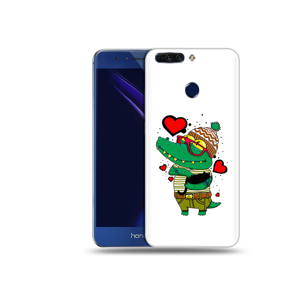 

Чехол MyPads Tocco для Honor 8 Pro Влюбленный крокодил (PT66177.42.48), Tocco
