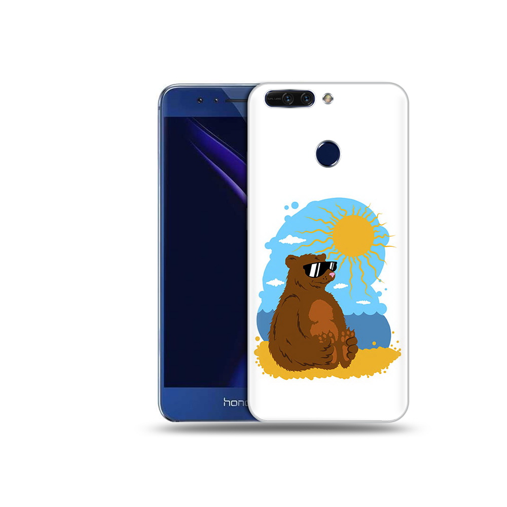 

Чехол MyPads Tocco для Honor 8 Pro медведь на чиле (PT66177.42.468), Tocco