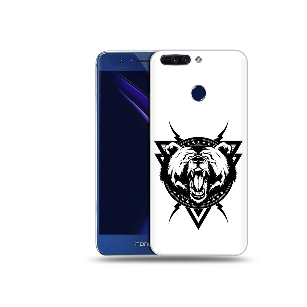 

Чехол MyPads Tocco для Honor 8 Pro медведь в треугольнике (PT66177.42.464), Tocco