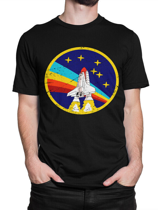 фото Футболка мужская dream shirts nasa 50008012 черная 3xl