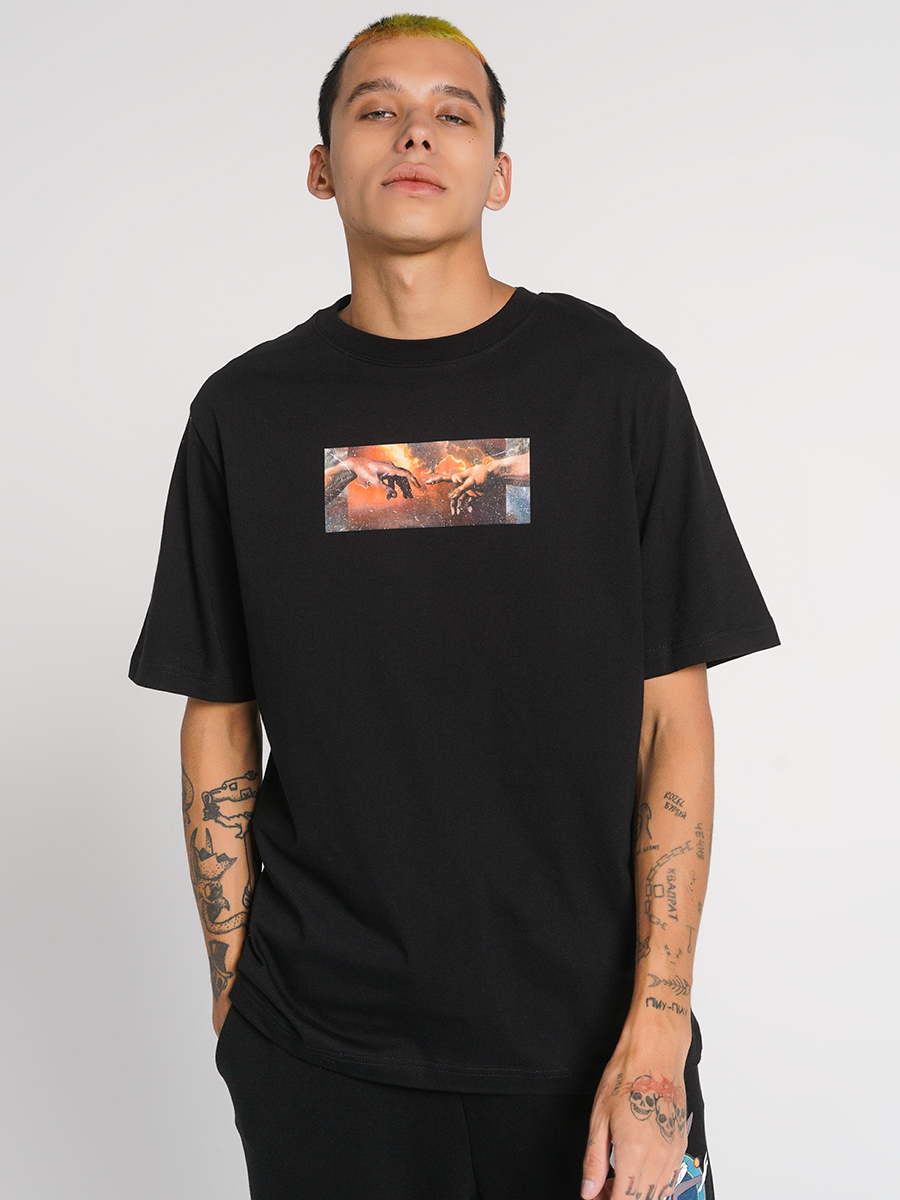 

Футболка мужская ТВОЕ 82976 черная XXL, 82976