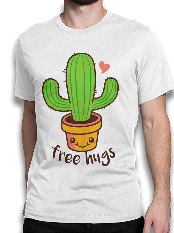 

Футболка мужская Dream Shirts Free Hugs 50007992 белая XS, Free Hugs 50007992