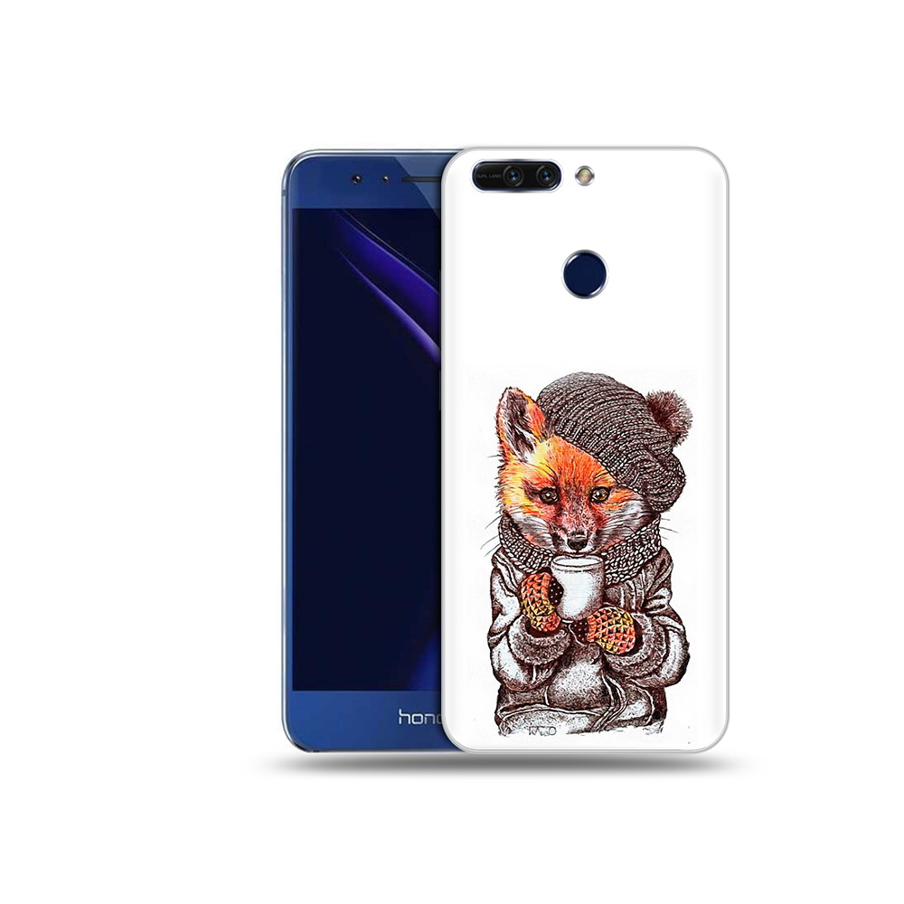 

Чехол MyPads Tocco для Honor 8 Pro лиса в шапке (PT66177.42.437), Tocco