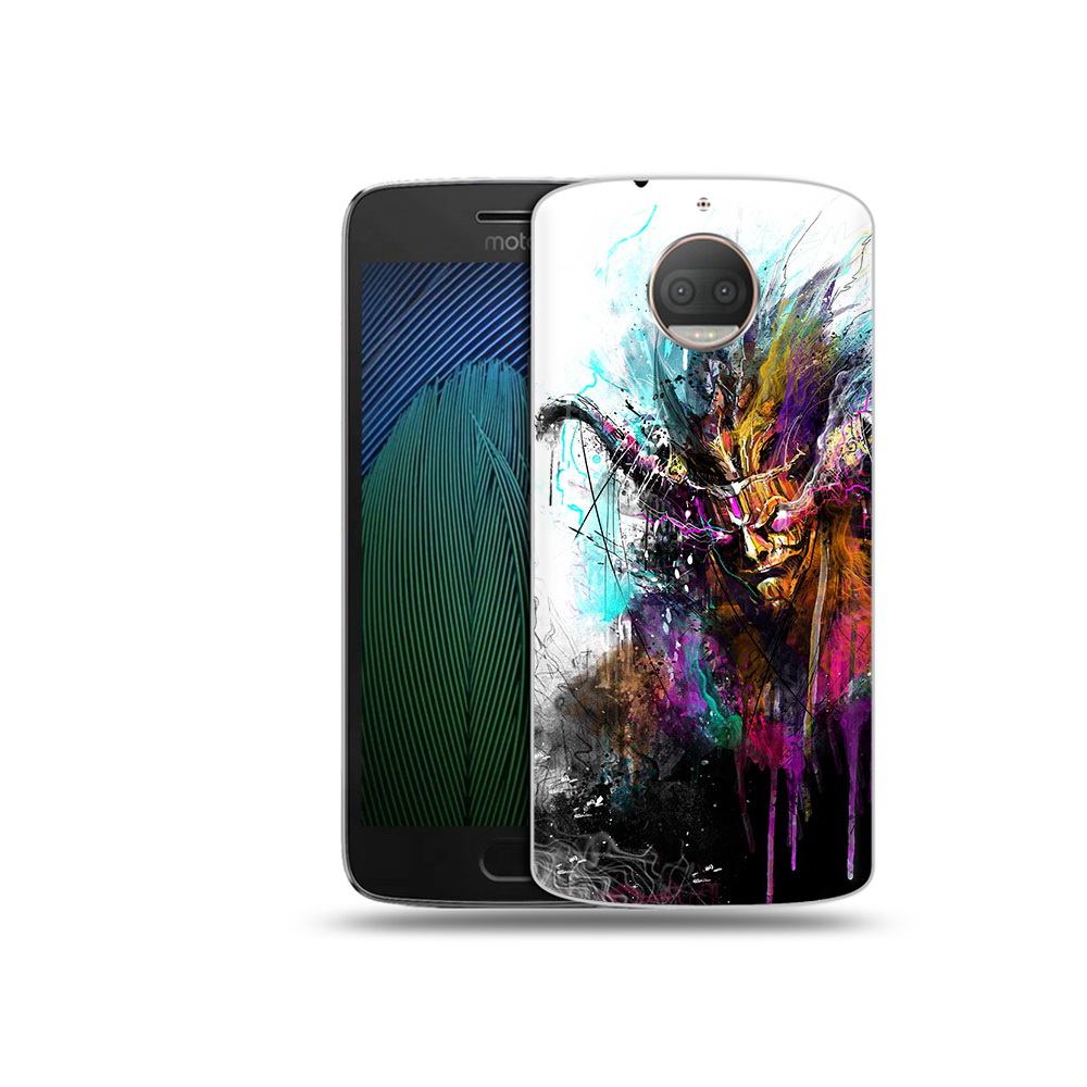 

Чехол MyPads Tocco для Motorola Moto G5S Plus яркий дьявол (PT75337.377.709), Прозрачный, Tocco