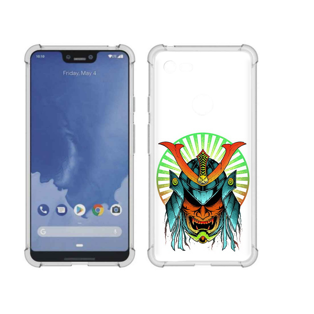 

Чехол MyPads Tocco для Google Pixel 3 XL ешимитсу рисунок, Прозрачный, Tocco