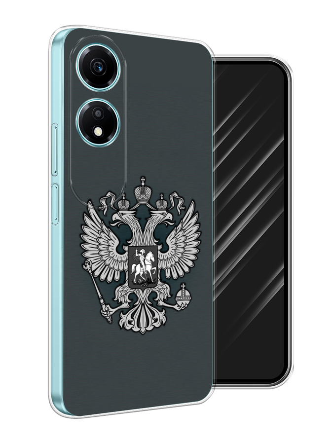 

Чехол Awog на Honor X5 Plus "Герб России серый", 6121950-1