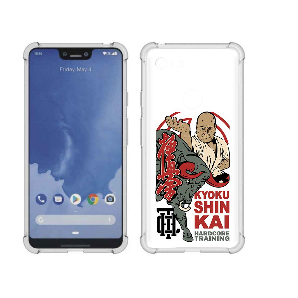 

Чехол MyPads Tocco для Google Pixel 3 XL единоборства рисунок, Прозрачный, Tocco