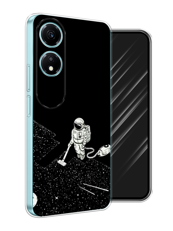 

Чехол Awog на Honor X5 Plus "Космонавт с пылесосом", Белый, 6121950-1