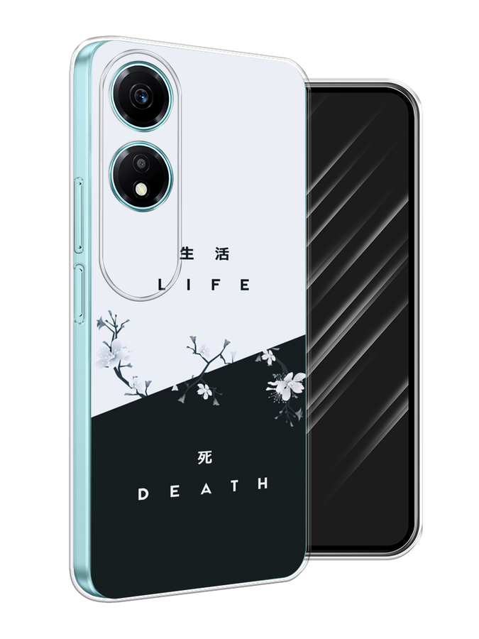 

Чехол Awog на Honor X5 Plus "Life and death", Черный;серый, 6121950-1