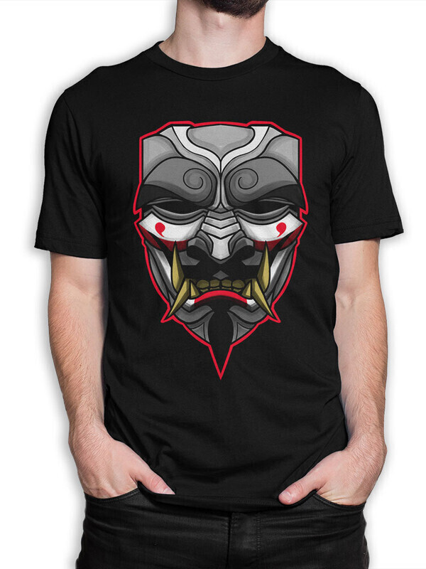 

Футболка мужская Dream Shirts Маска Они 50007932 черная L, Маска Они 50007932