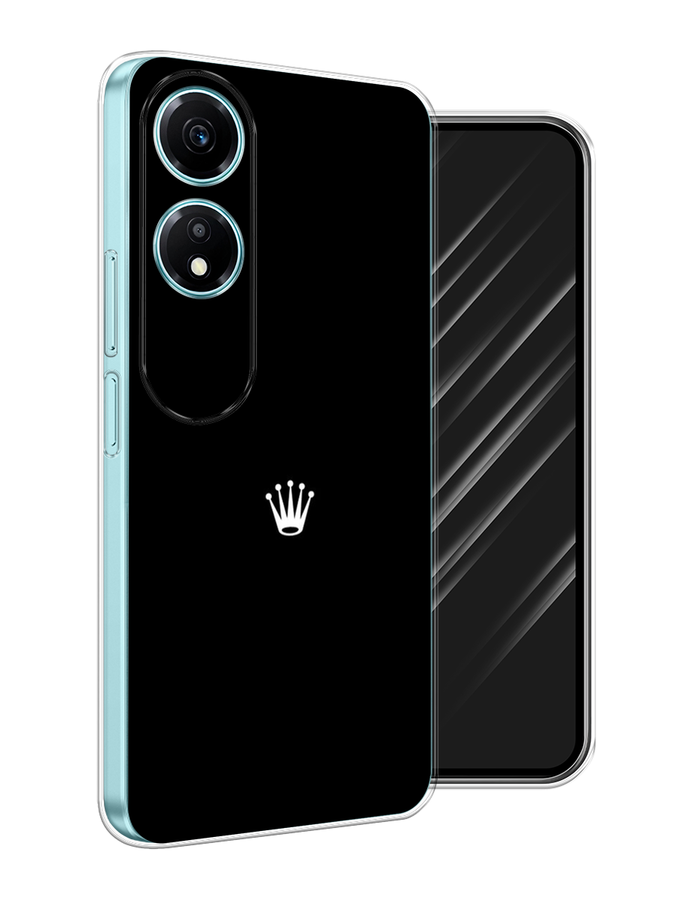 

Чехол Awog на Honor X5 Plus "Белая корона на черном фоне", Черный, 6121950-1