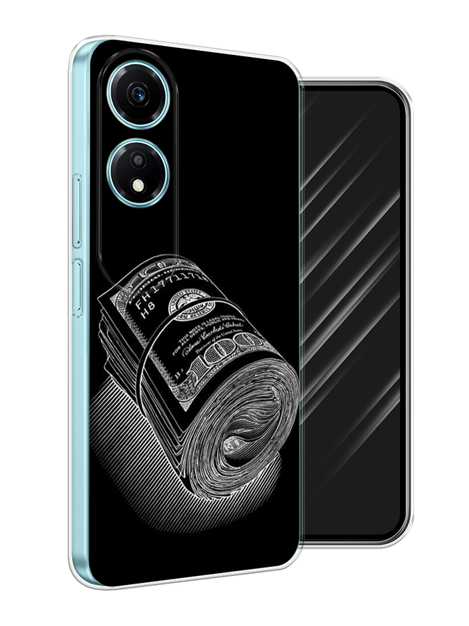 

Чехол Awog на Honor X5 Plus "Кубышка денег", Черный;серебристый, 6121950-1