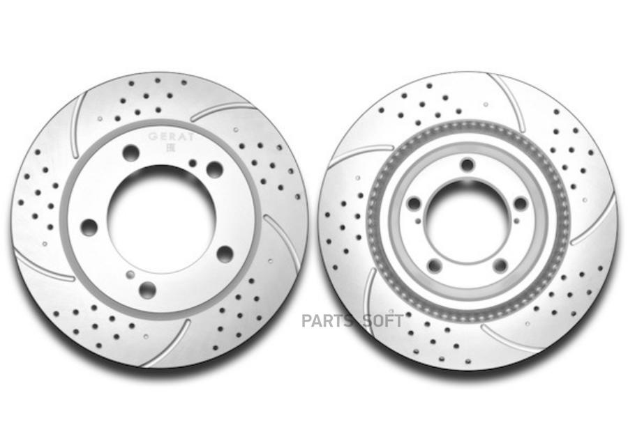 

Комплект Из 2-Ух Тормозных Дисков Platinum GERAT-ORIGINAL DSKF025P