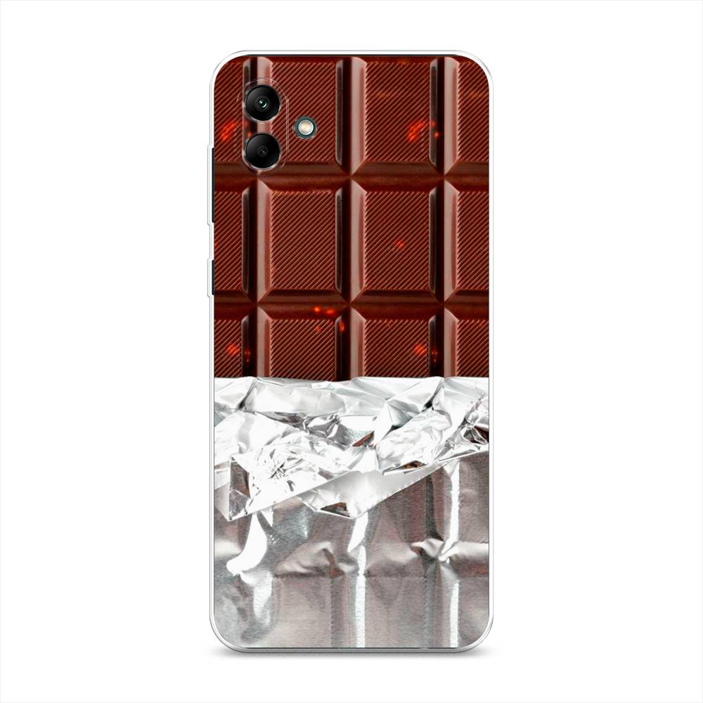 

Чехол на Samsung Galaxy A04 "Шоколад в обертке", Коричневый, 2107050-6