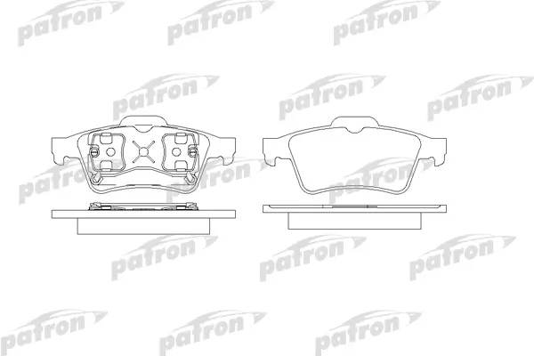 

Колодки Тормозные Дисковые Задн Mazda: 3 03-, 3 Седан 04-, Renault: Espace Iv 02-, Laguna