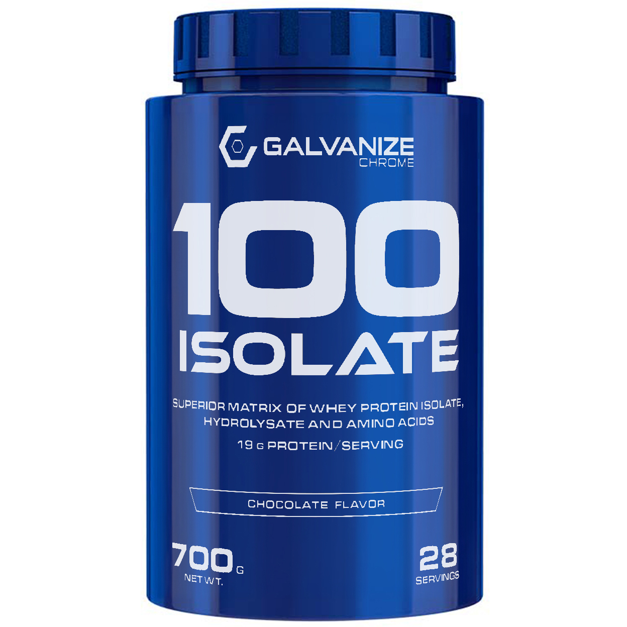 Изолят сывороточного белка Galvanize Nutrition 100 Isolate - 700 г, шоколад