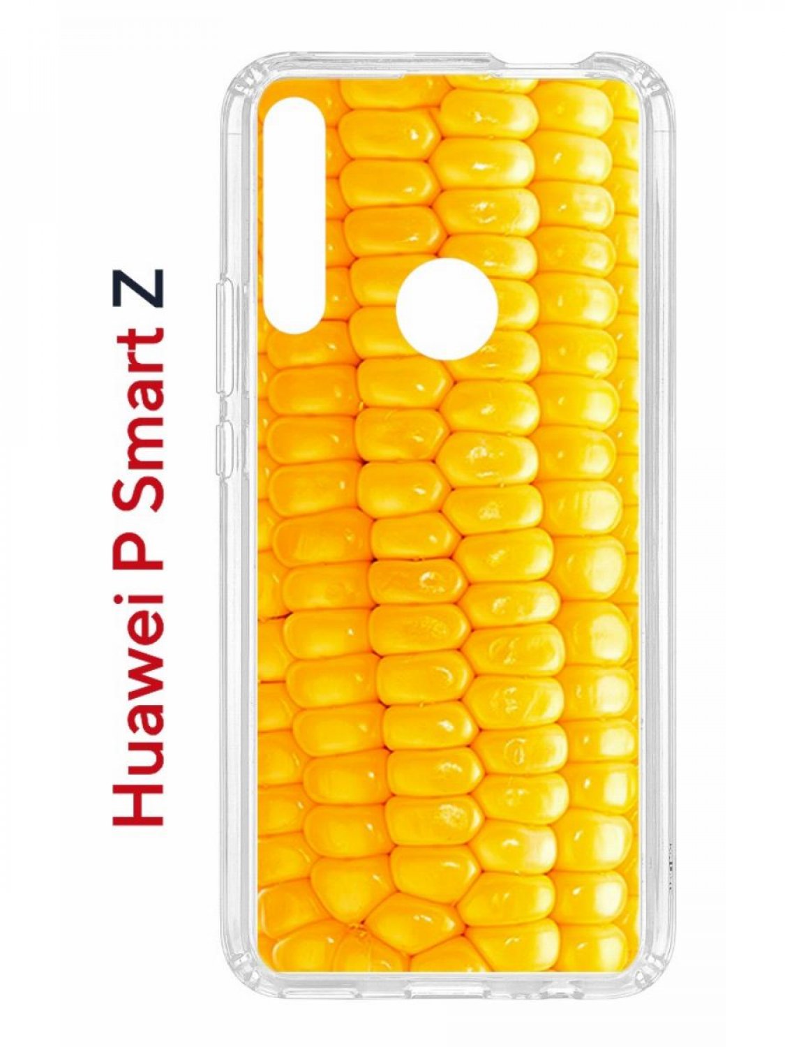Чехол на Huawei P Smart Z с принтом Kruche Print Кукуруза, противоударный бампер