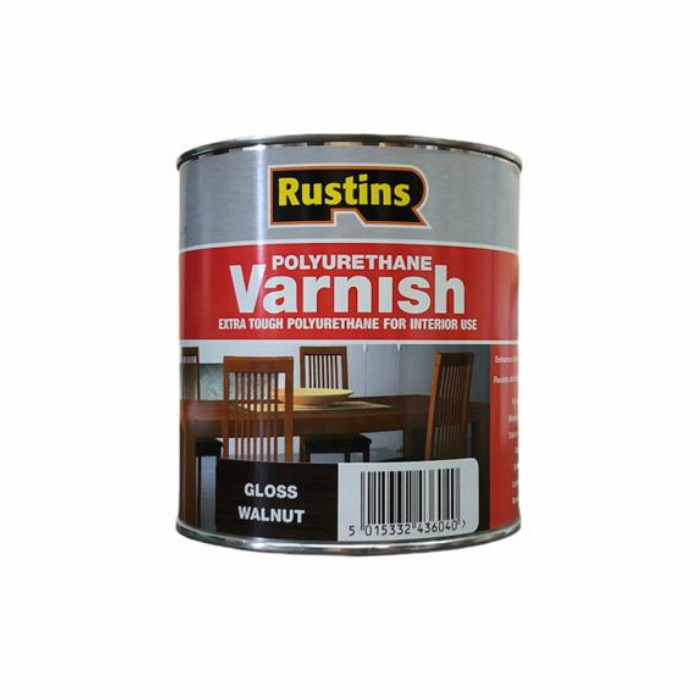 фото Полиуретановый лак орех rustins / poly varnish gloss walnut (глянец) 1л