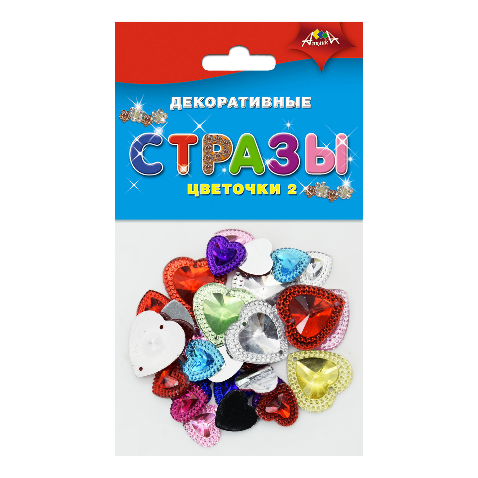 

Украшения декоративные АппликА Стразы в ассортименте (модель по наличию), Разноцветный