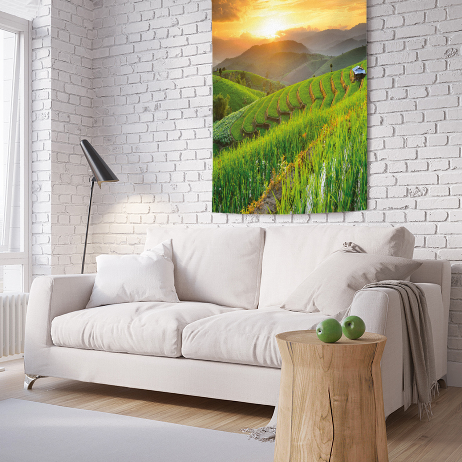 

Вертикальное фотопанно на стену JoyArty Утренний вид 100x150 см, Утренний вид