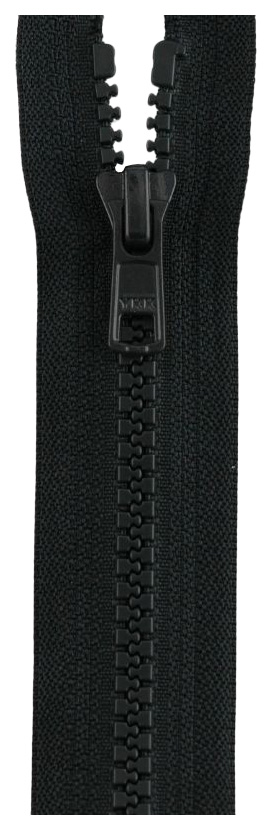 

Застежка-молния YKK 4335956/80, 071 синяя ночь тип 5 (5,7мм), разъемная, длина 80см, Синий