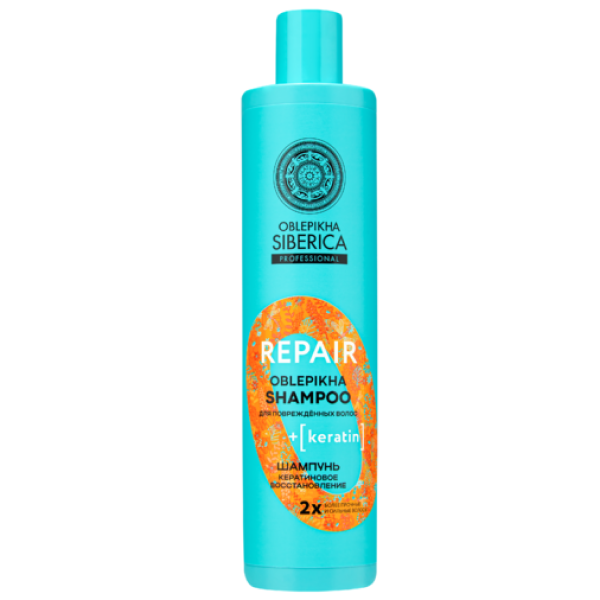 

Шампунь Natura Siberica Oblepikha Professional Кератиновое восстановление 1 л