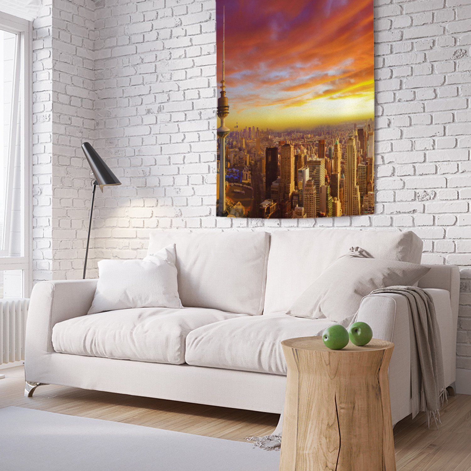

Вертикальное фотопанно на стену JoyArty Панорама Кувейта 100x150 см, Панорама Кувейта
