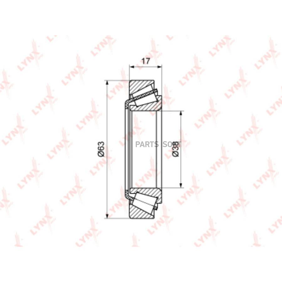 

Подшипник ступицы пер.KIA RIO 1.3,1.5L 00-05