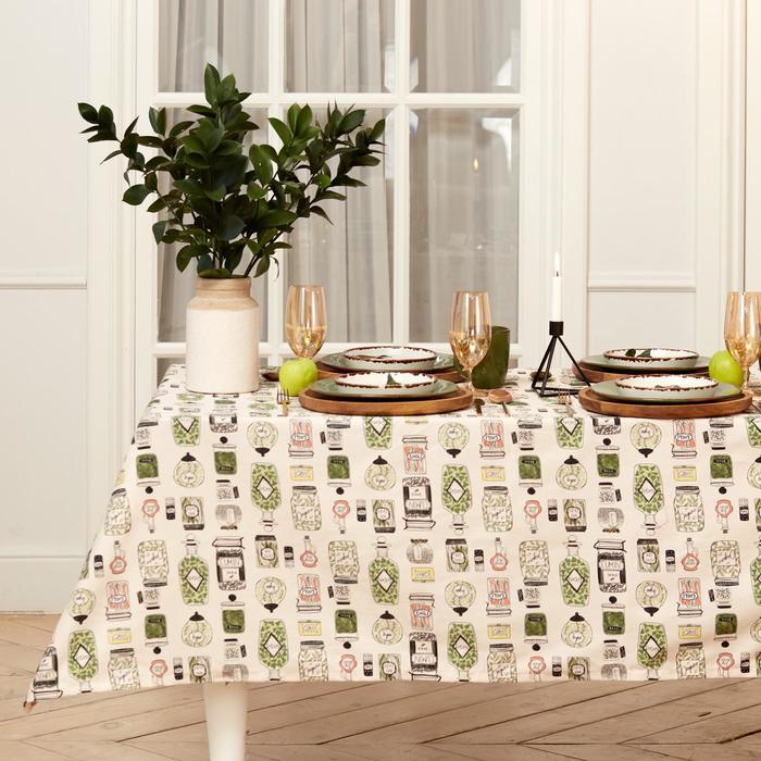 

Скатерть "Этель" Kitchenware 149х250см, 100% хл, саржа 190 г/м2, Бежевый