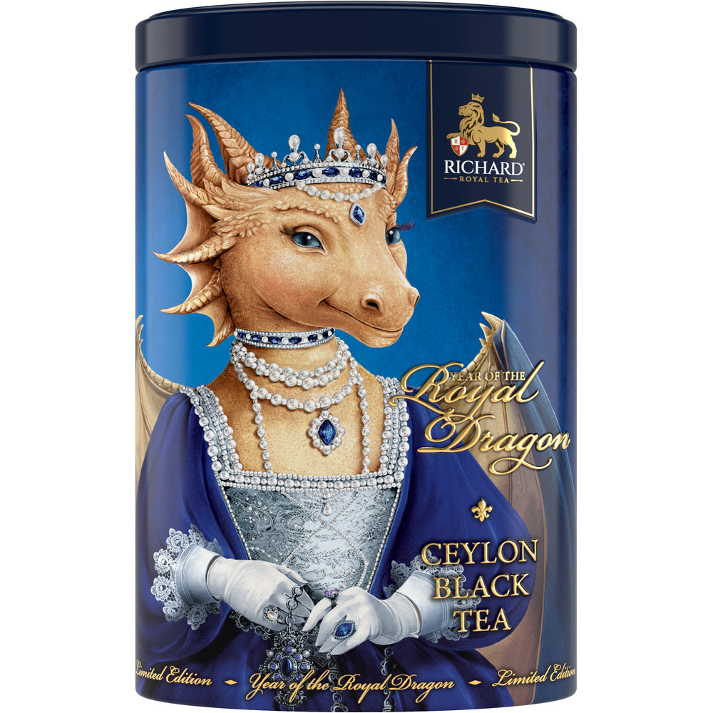 Чай черный Richard Год королевского дракона листовой 80 г в ассортименте (цвет по наличию)