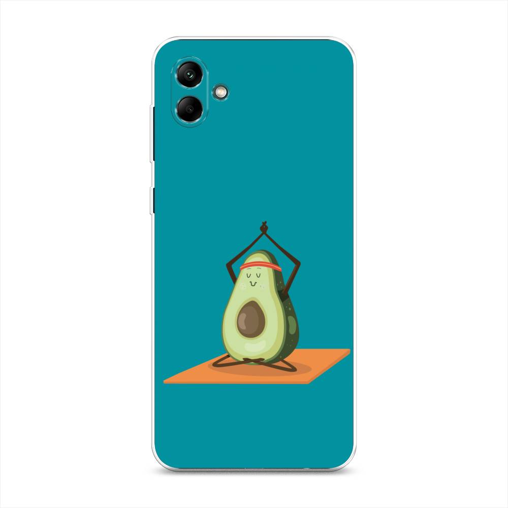 

Чехол на Samsung Galaxy A04 "Расслабься с авокадо", Голубой, 2107050-6
