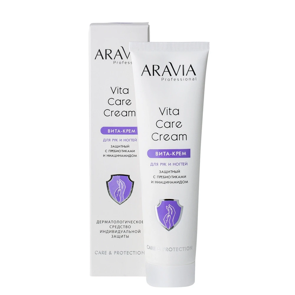 

Крем ARAVIA PROFESSIONAL для рук и ногтей защитный Vita Care Cream 100мл