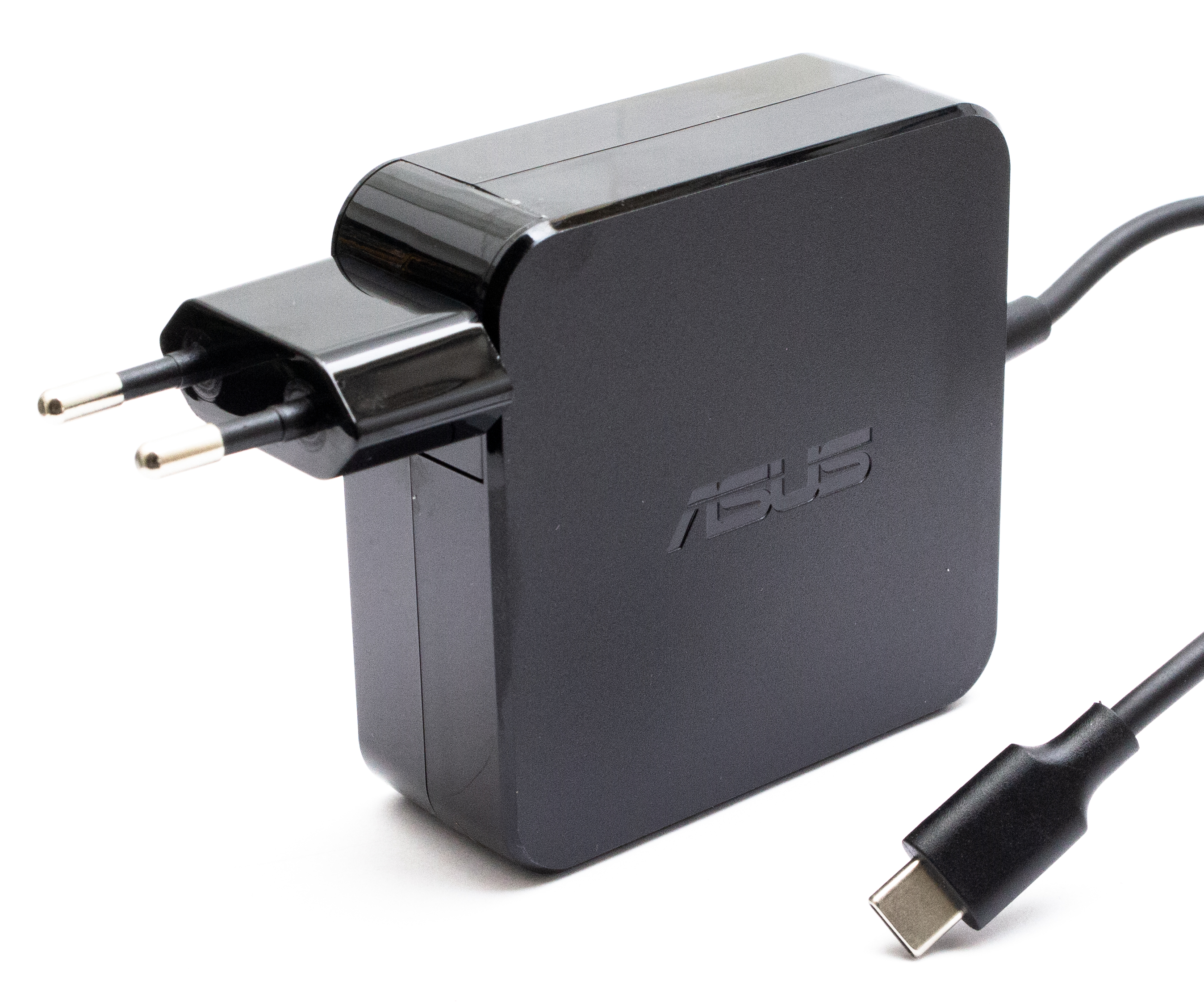 Блок питания для ноутбука Asus 20V 3.25A 65W USB Type-C квадратный корпус с вилкой