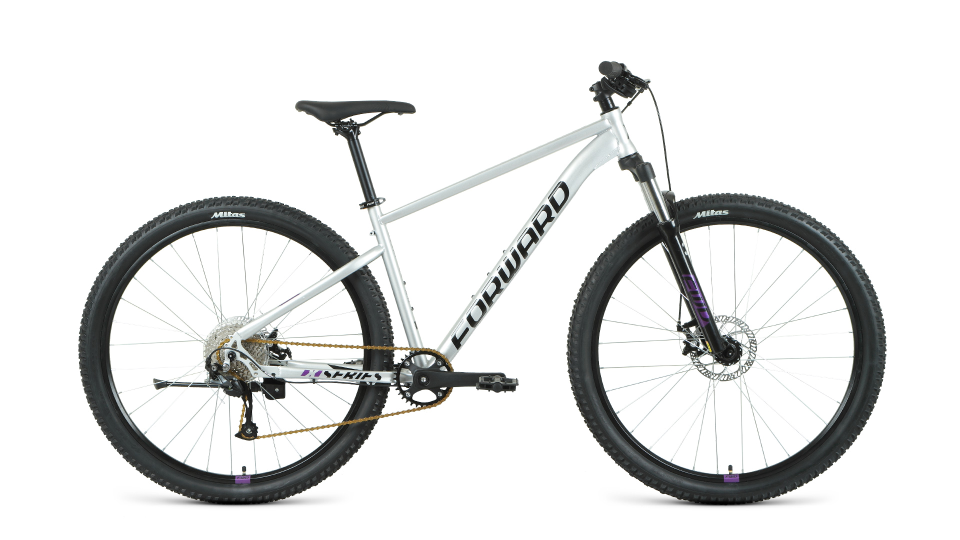 

Велосипед Forward Sporting 29 XX D 2022 21" серебристый/фиолетовый, Sporting 29 XX D
