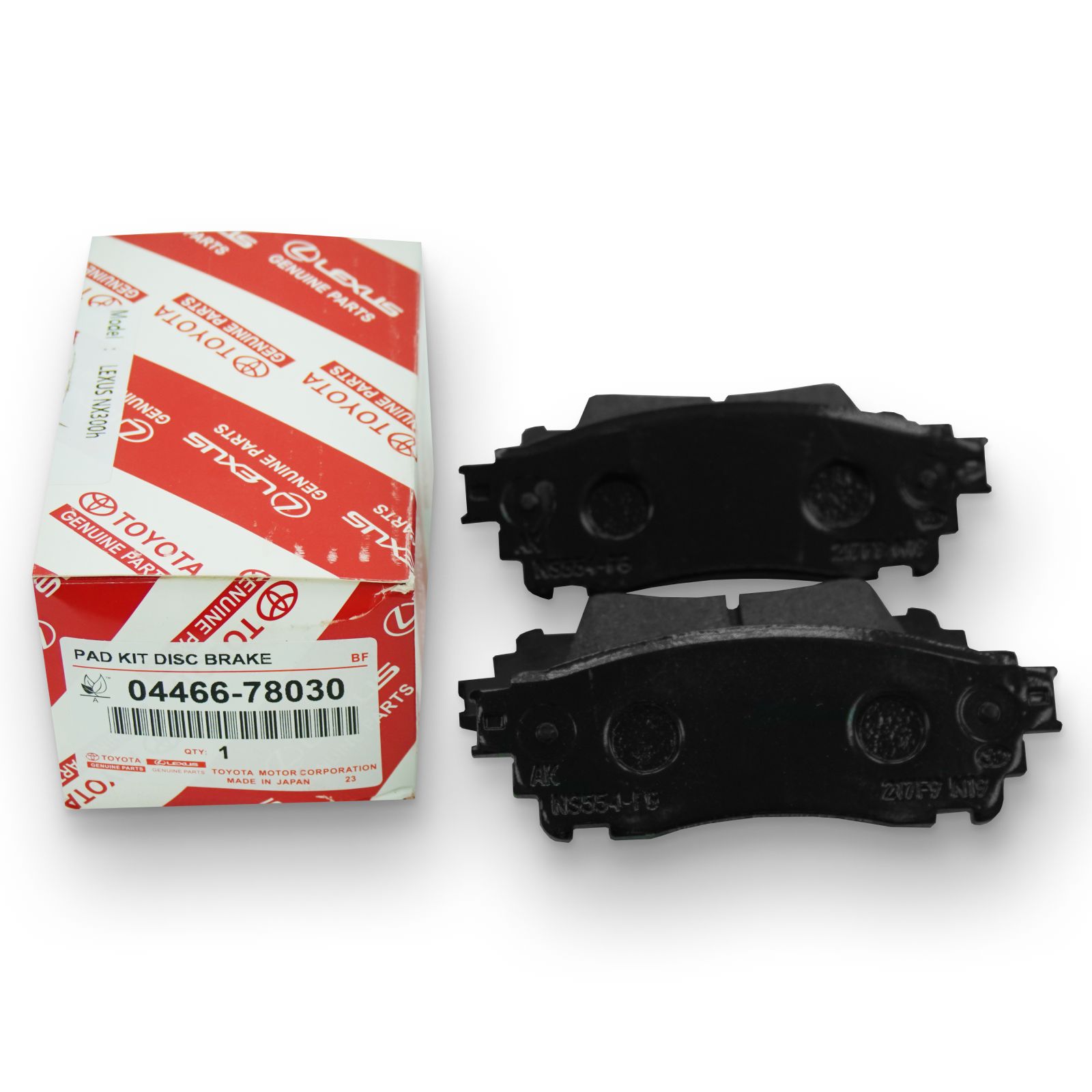 

Колодки тормозные дисковые комплект задние Toyota 0446678030 / P83166