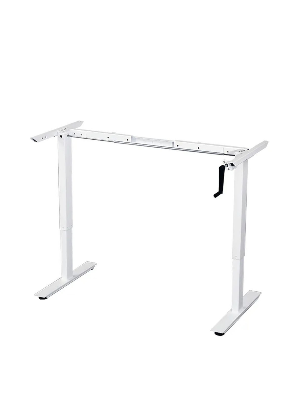 Подстолье металлическое PROtect, опора стола с регулировкой высоты Белое